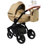 Verdi Futuro Premium 3-1 Desert Sand (bēša Eco-āda), bērnu rati trīs vienā Verdi Futuro Premium 3-1 Desert Sand (bēša Eco-āda), bērnu rati trīs vienā